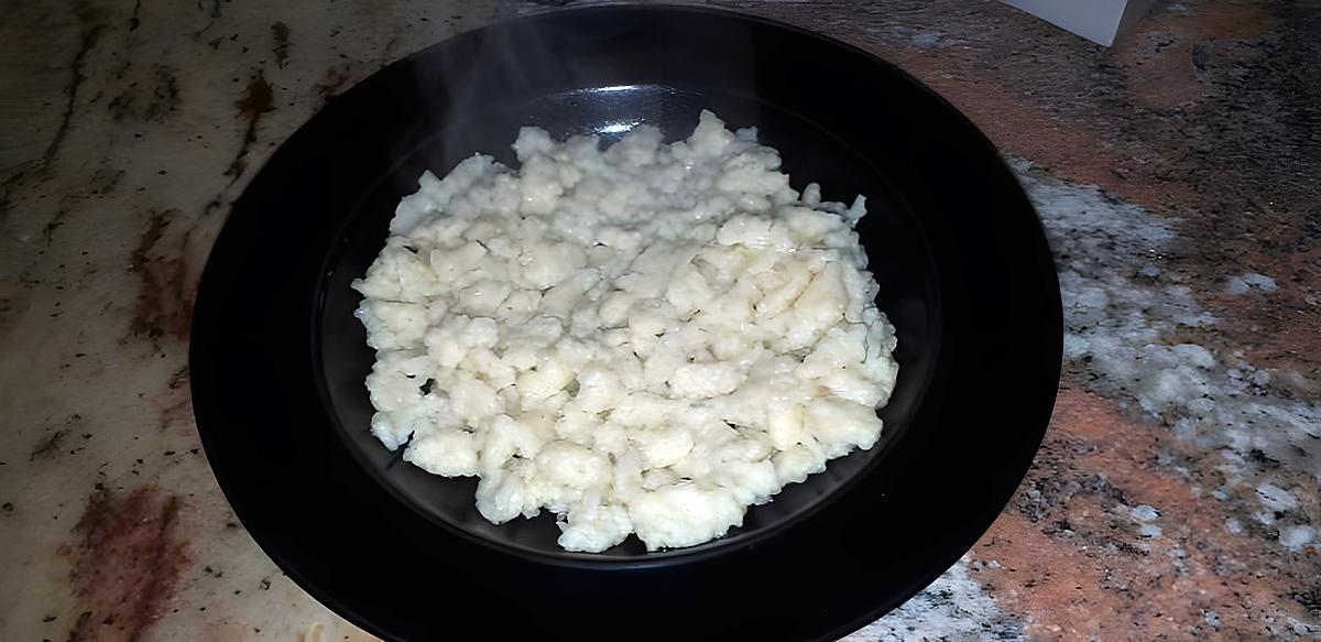 recette Spaëtzle au coulemelle