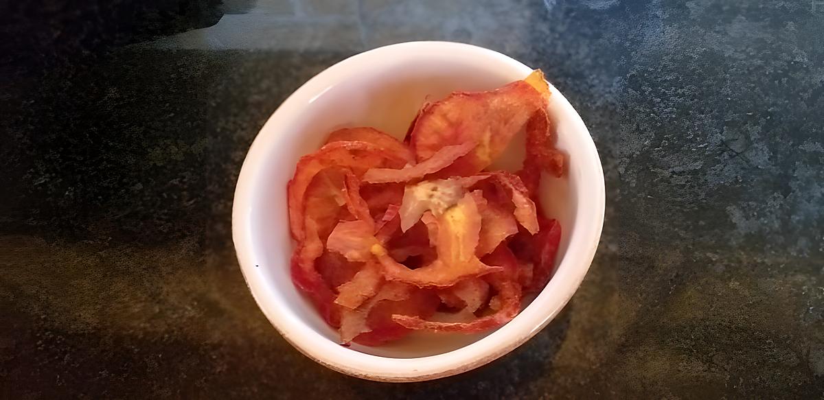 recette chips de tomate au paprika fumée