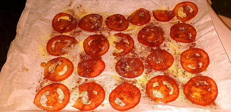 recette chips de tomate au paprika fumée