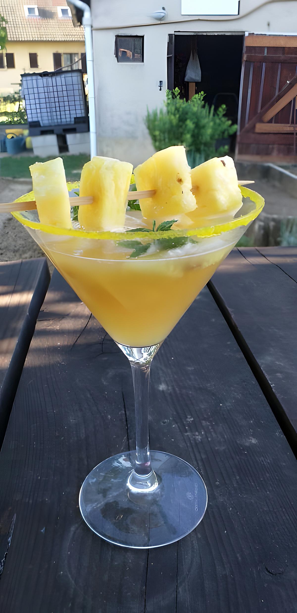 recette Sangria pétillante à l'ananas