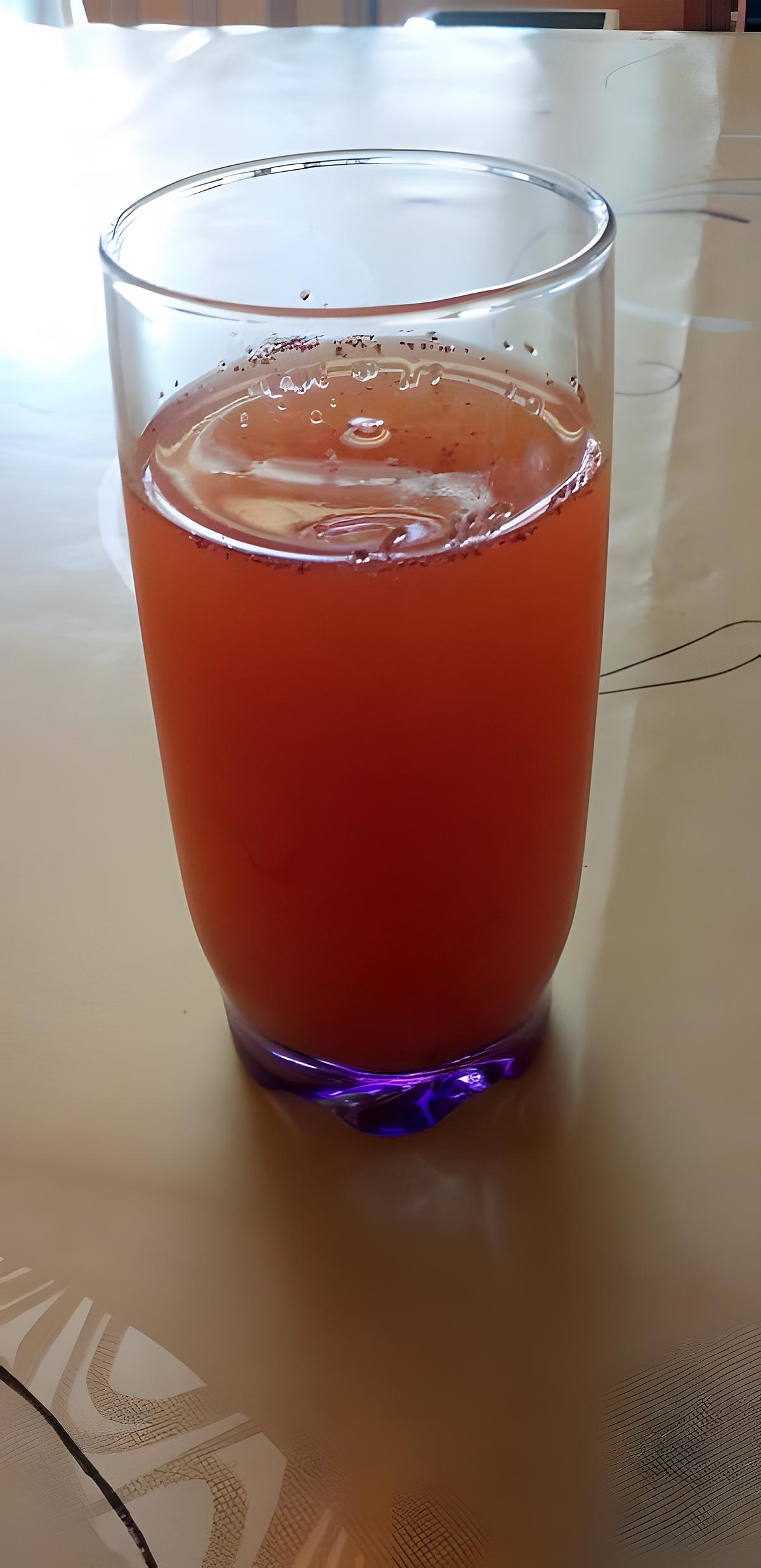 recette cocktail glacé Fraises et Jasmin