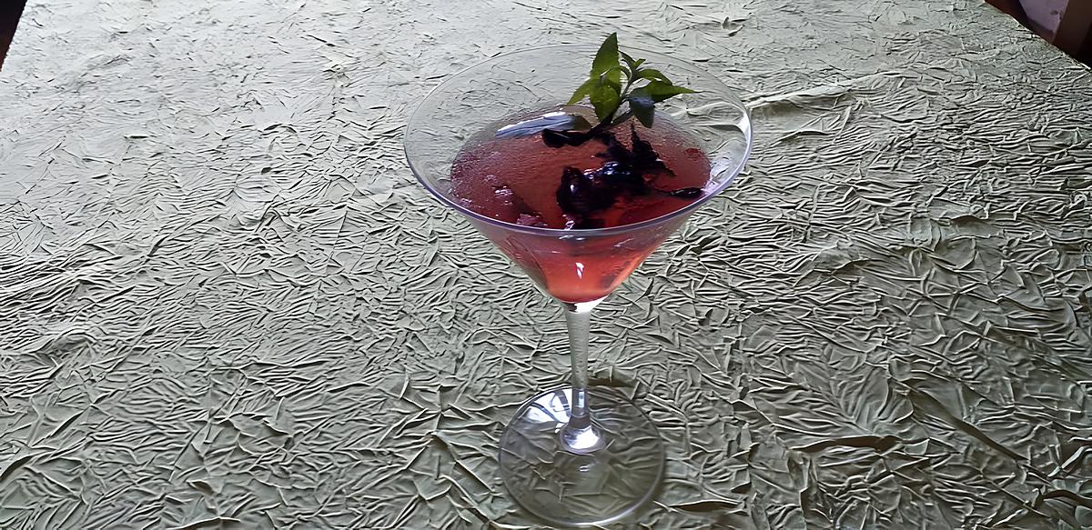 recette Cocktail d'hibiscus