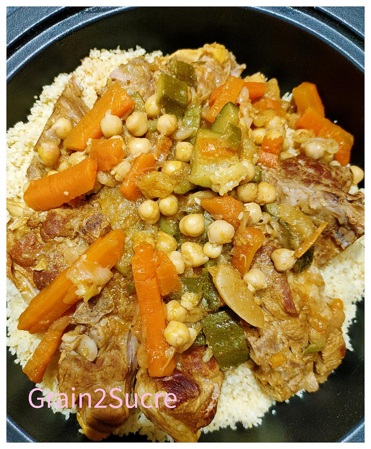 recette couscous d'Agneau aux Légumes