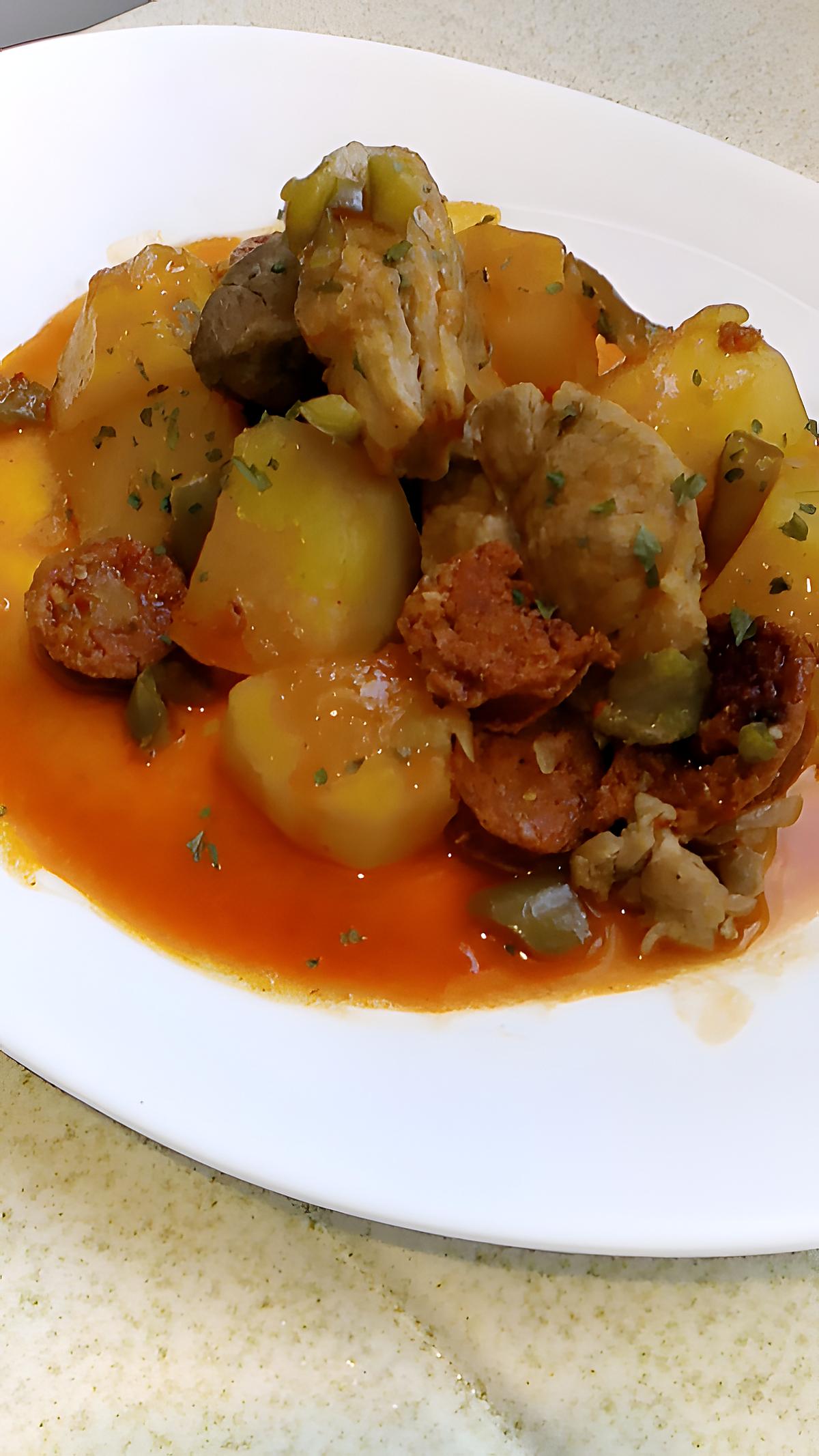 recette sauté de porc au chorizo