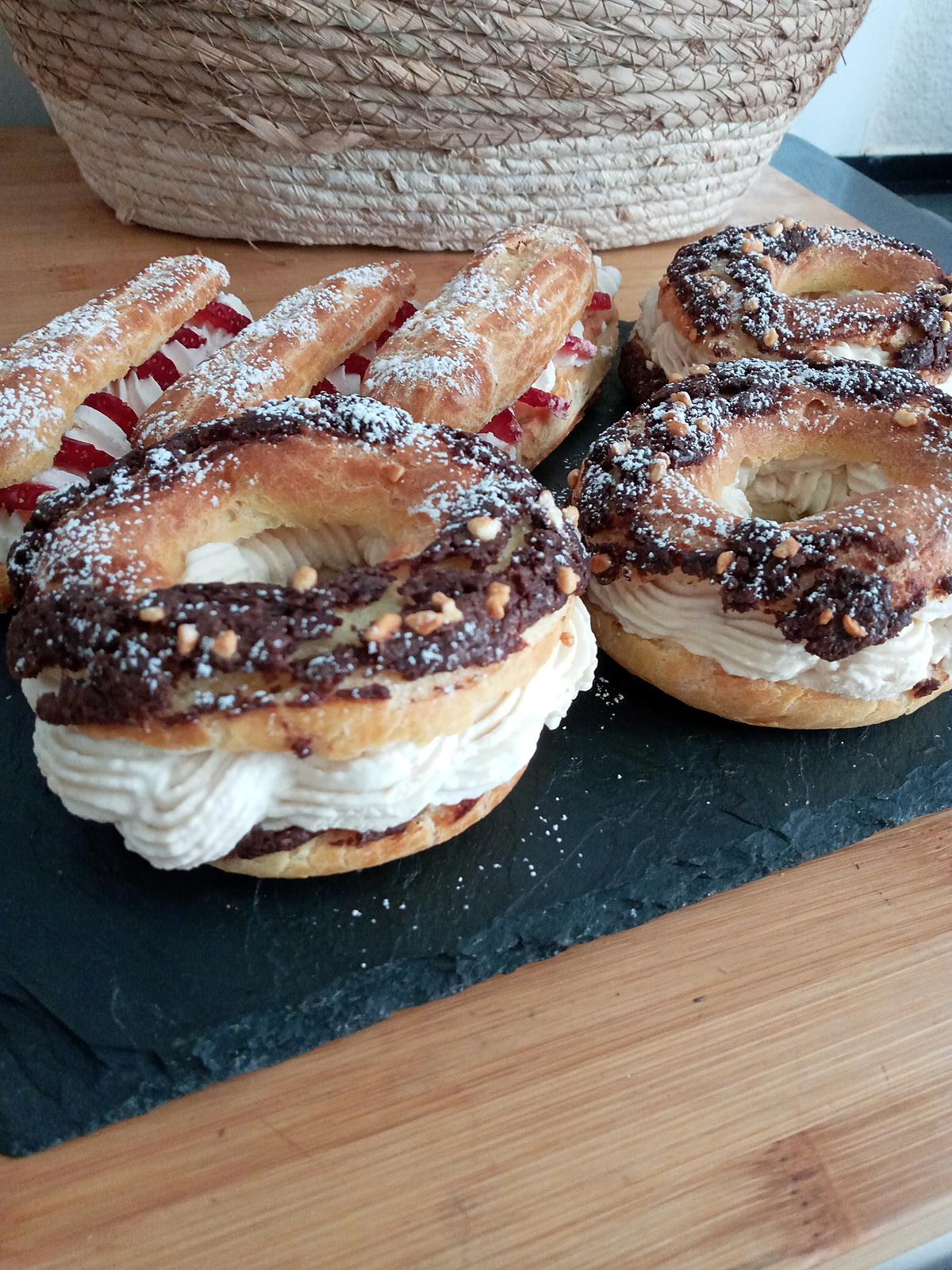 recette Paris Brest craquelin cacao