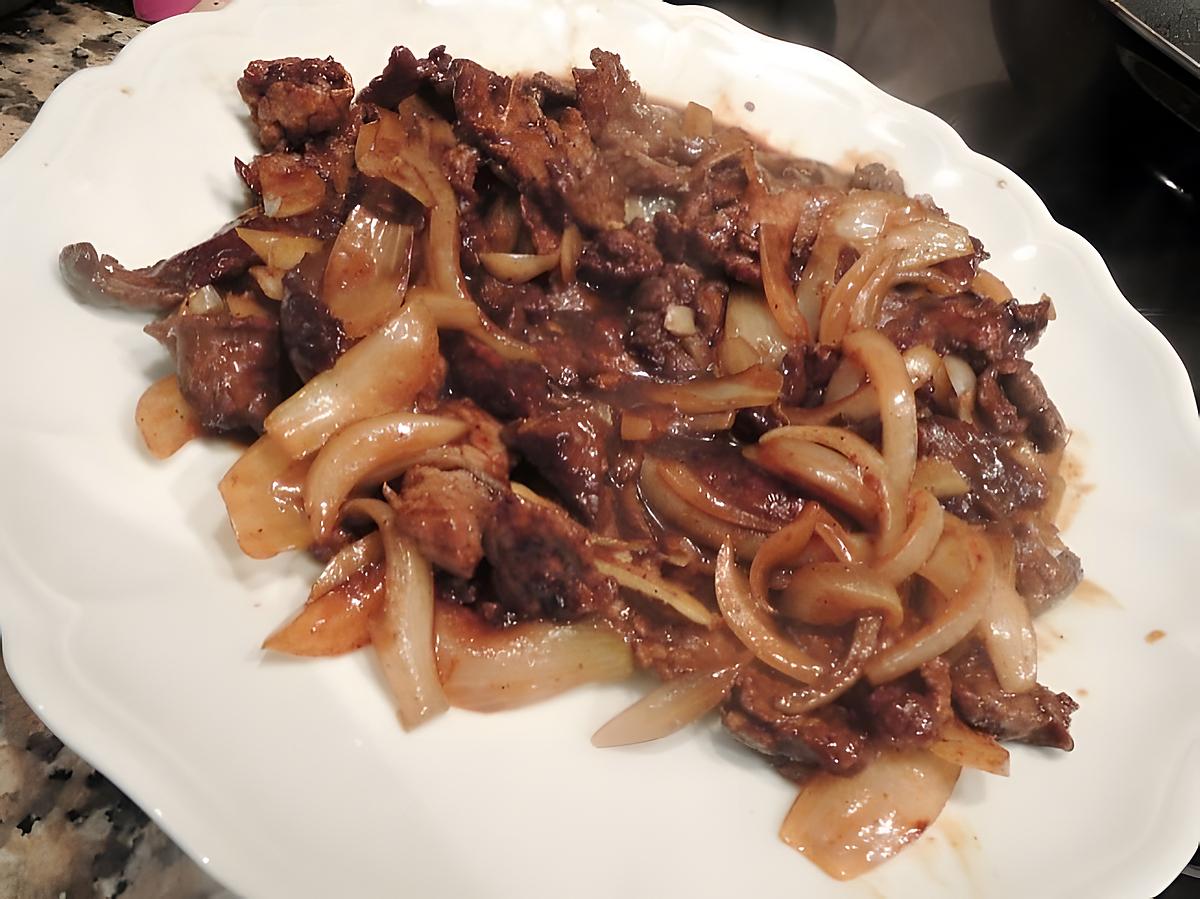 recette Sauté de boeuf chinois