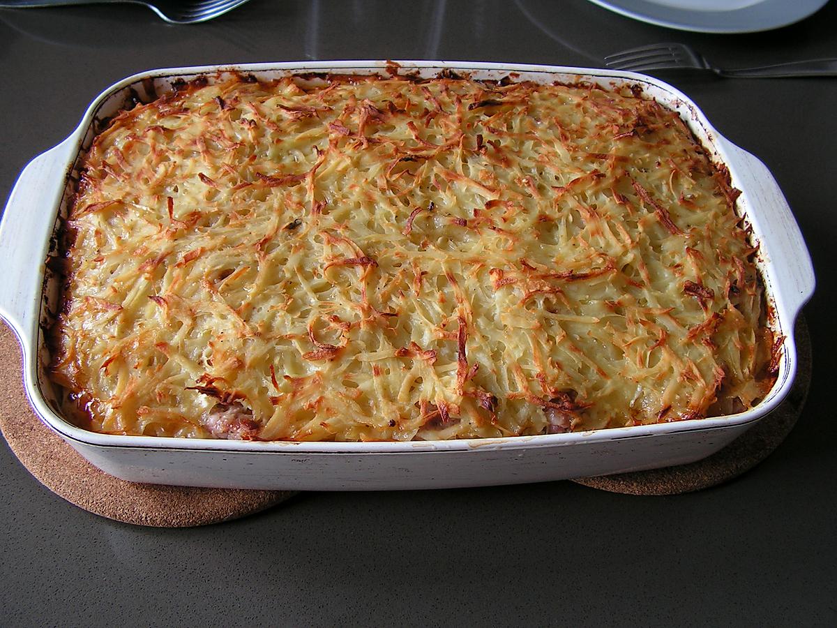 recette Gâteau aux pommes de terre râpées