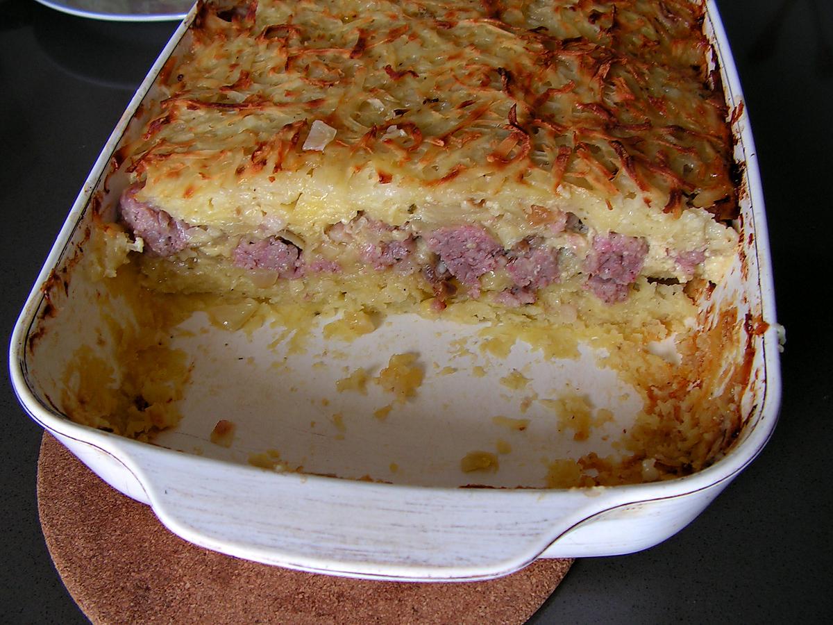 recette Gâteau aux pommes de terre râpées