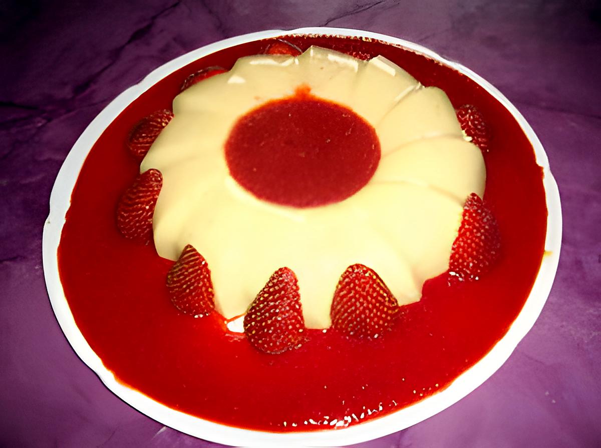 recette Bavarois aux fraises