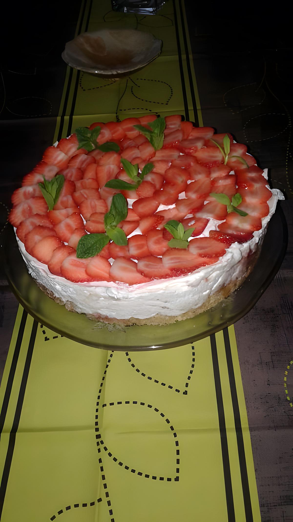 recette cheesecake au fraises