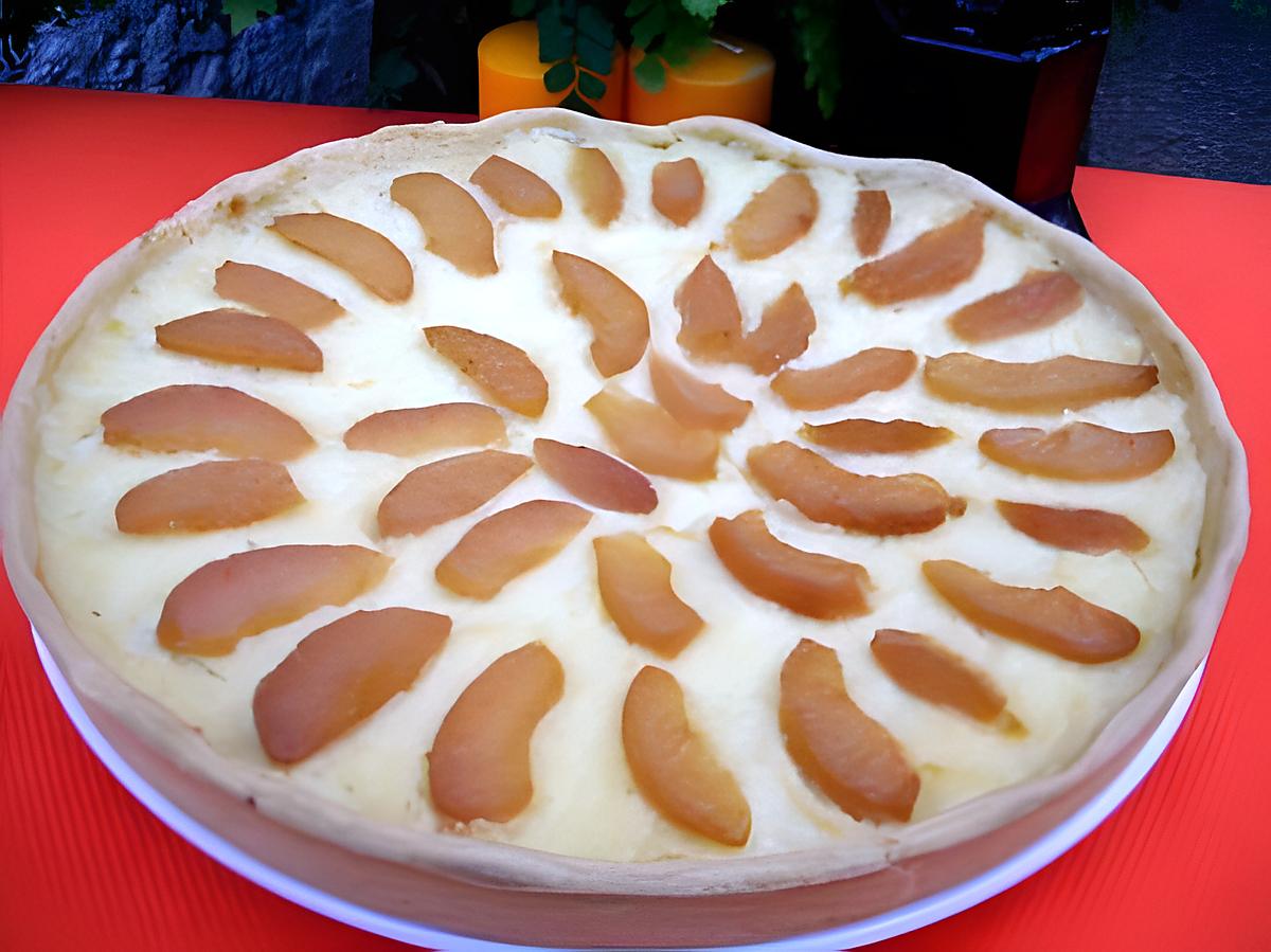 recette Tarte flan aux " POIRES "