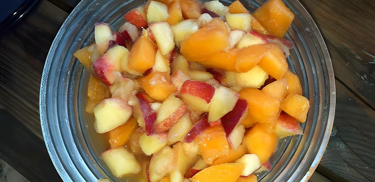 recette salade nectarine melon a l érable
