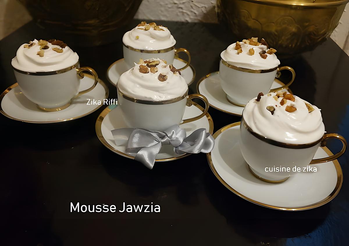 recette MOUSSE JAWZIA OU DJOUZIA MAISON