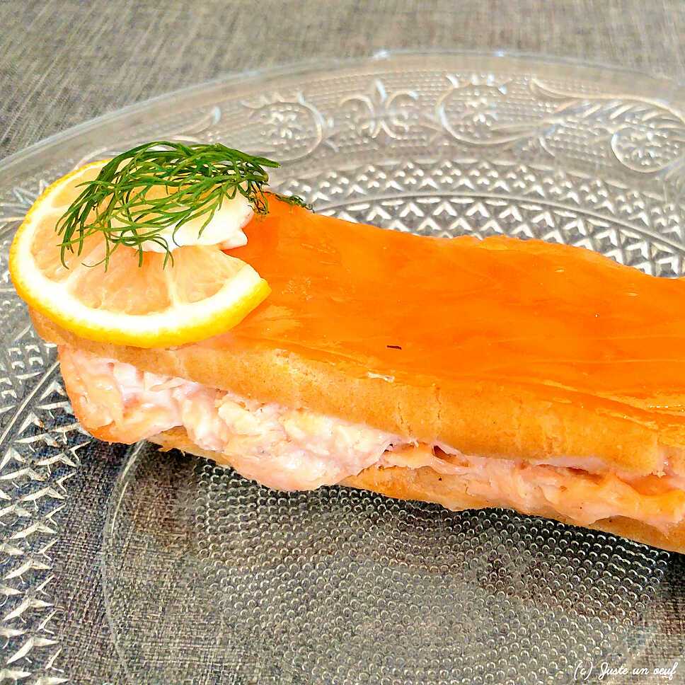 recette Eclair au saumon fumé