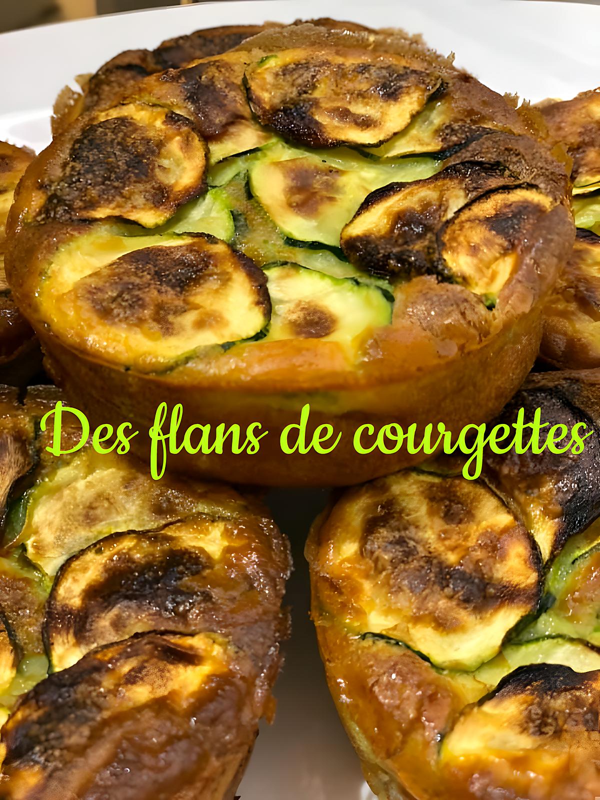 recette Flan de courgettes