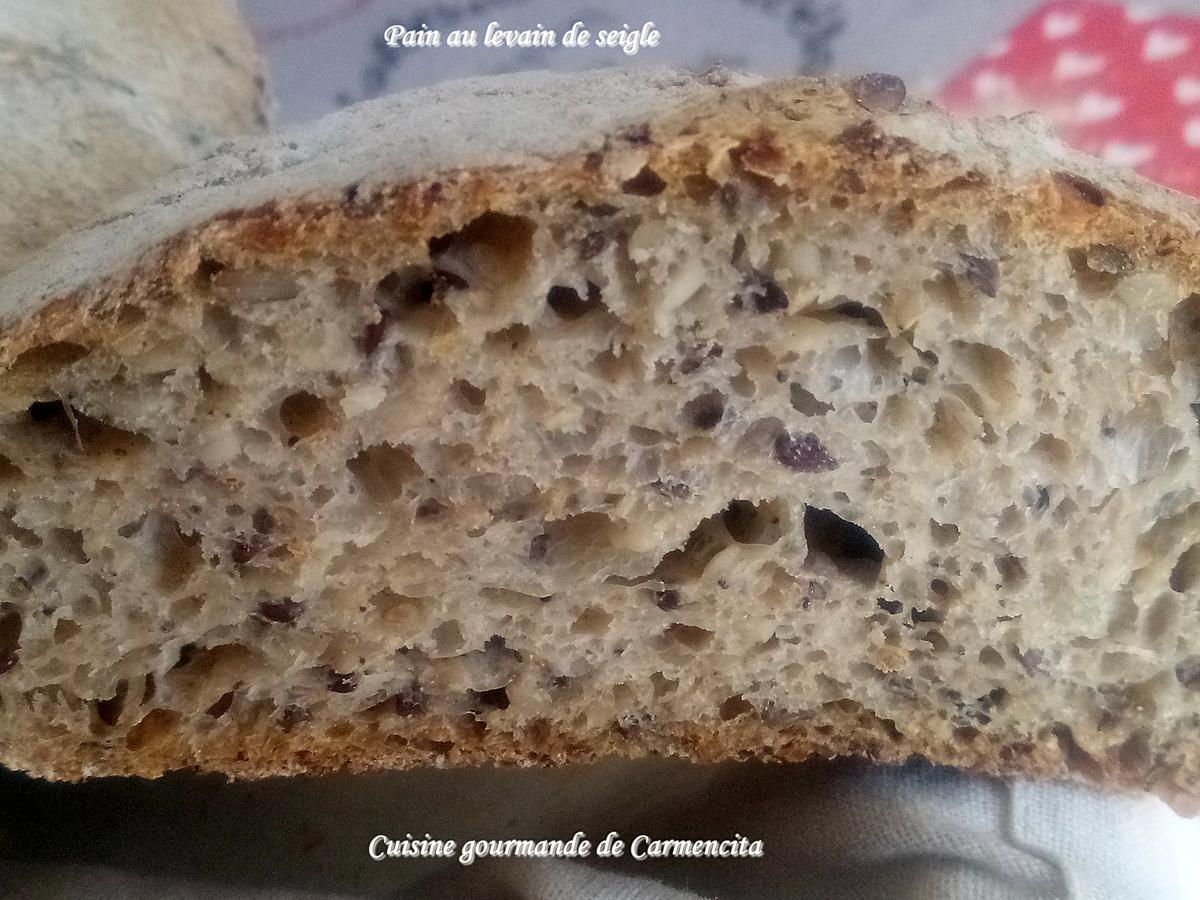 recette Pain multi céréales au levain de seigle