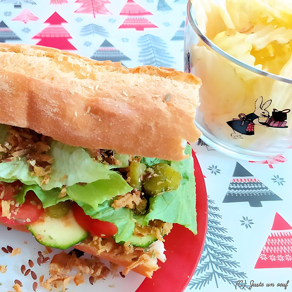 recette Sandwich pour shopping de Noël