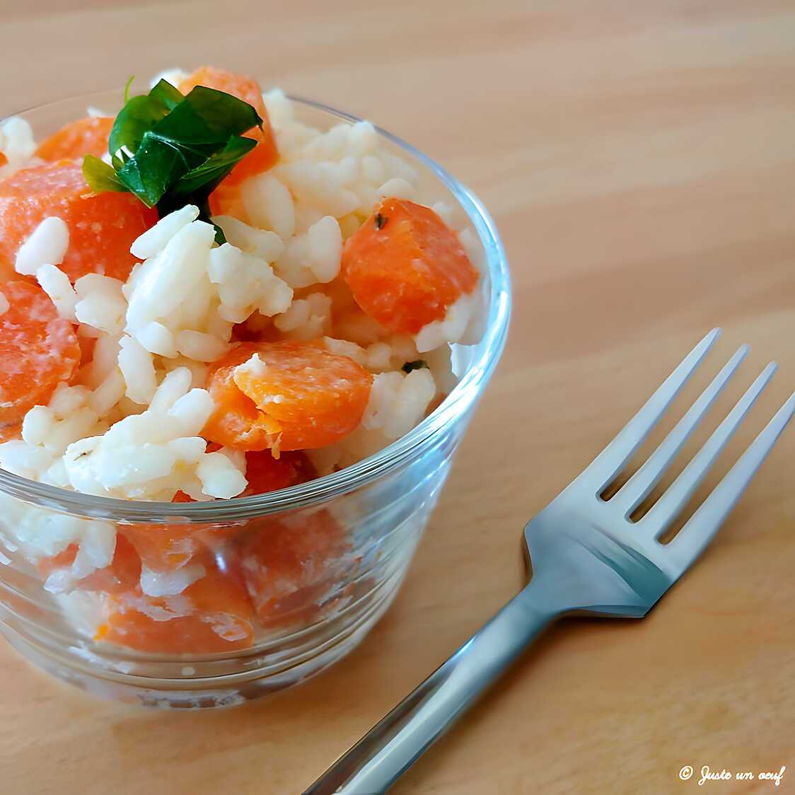 Recette de Riz à la crème et aux carottes