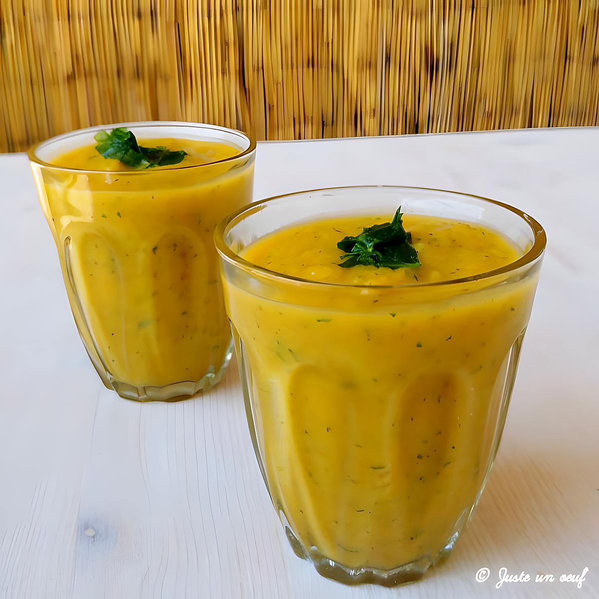 recette Gaspacho carotte courgette cumin