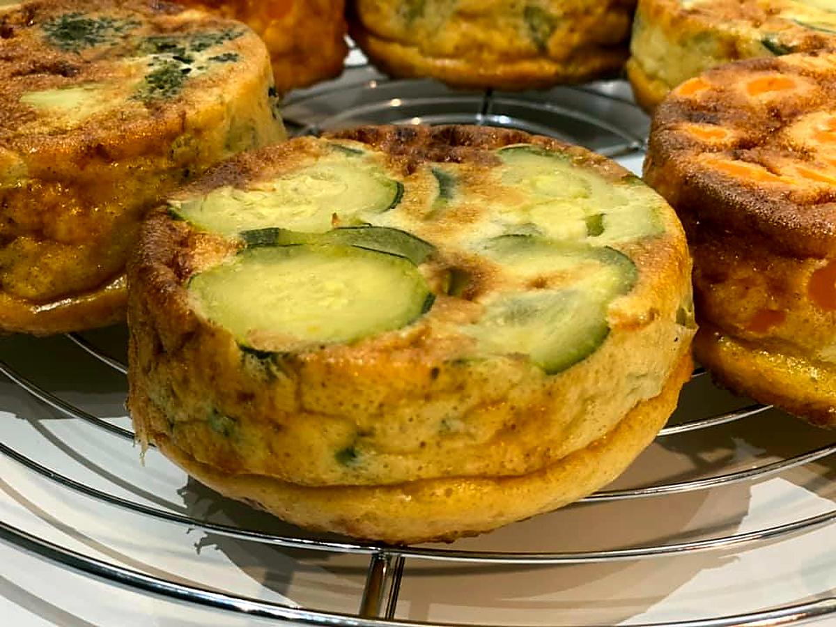 recette CLAFOUTIS BROCOLIS, COURGETTES et CAROTTES