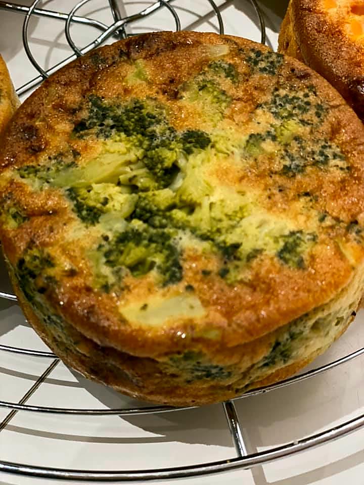 recette CLAFOUTIS BROCOLIS, COURGETTES et CAROTTES