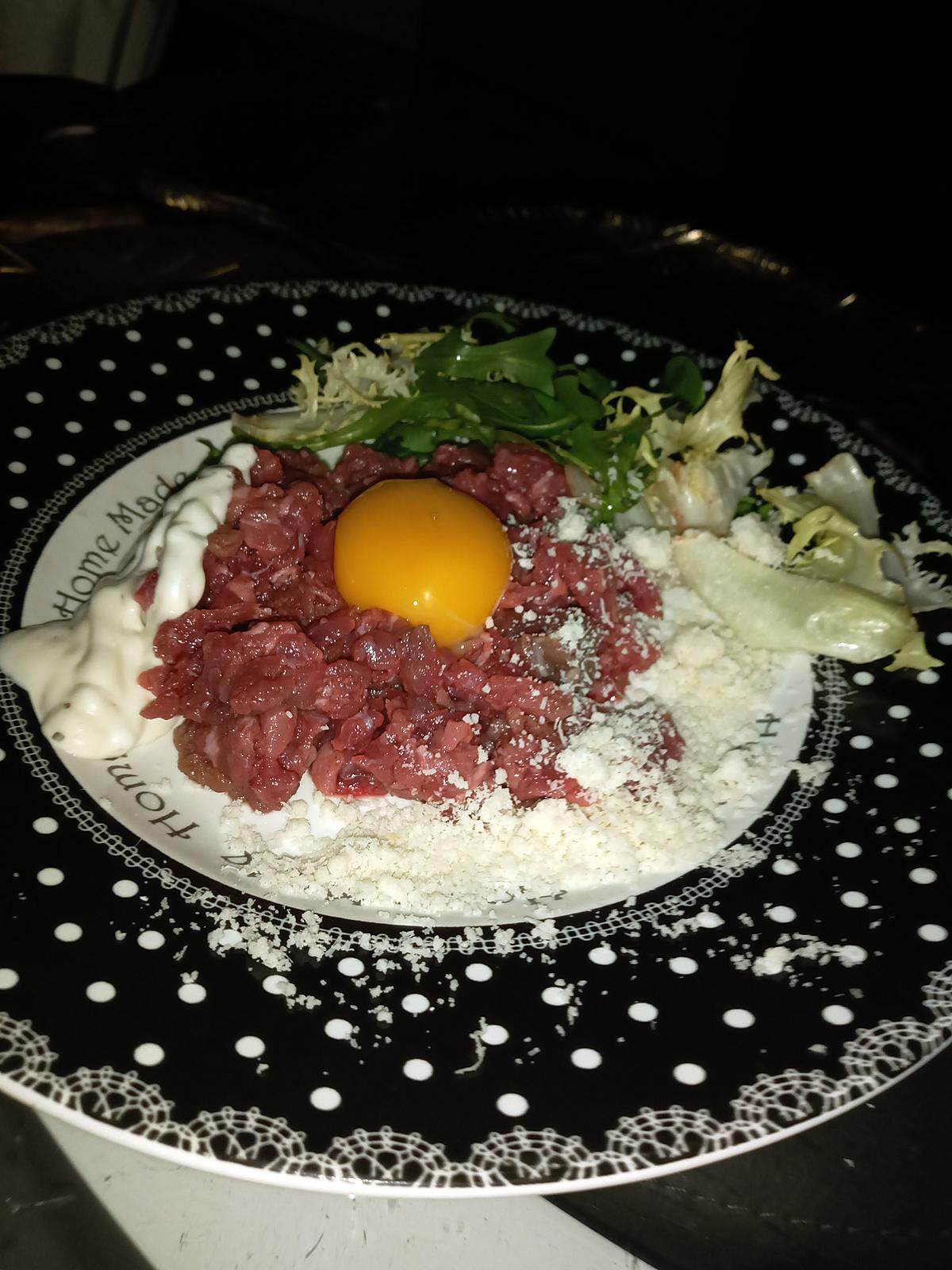 recette Tartare de bœuf au couteau