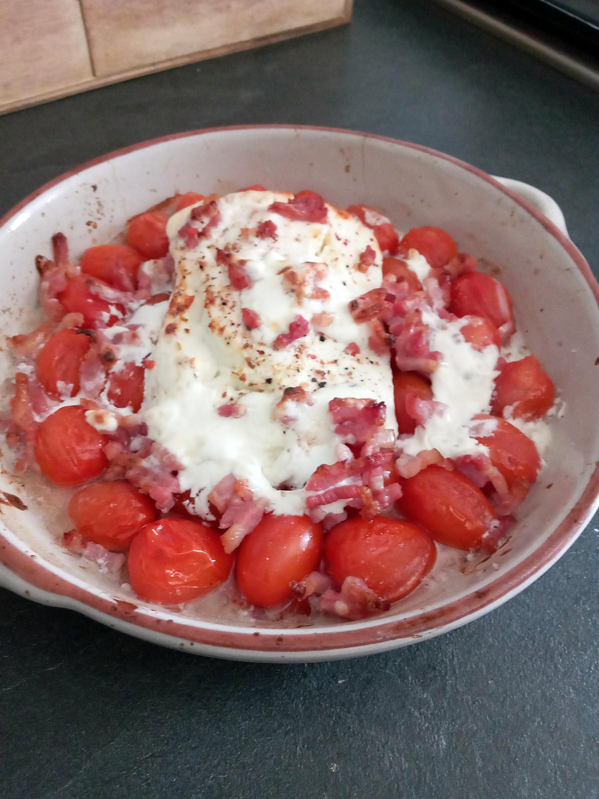 recette Féta rôtis aux tomates cerises