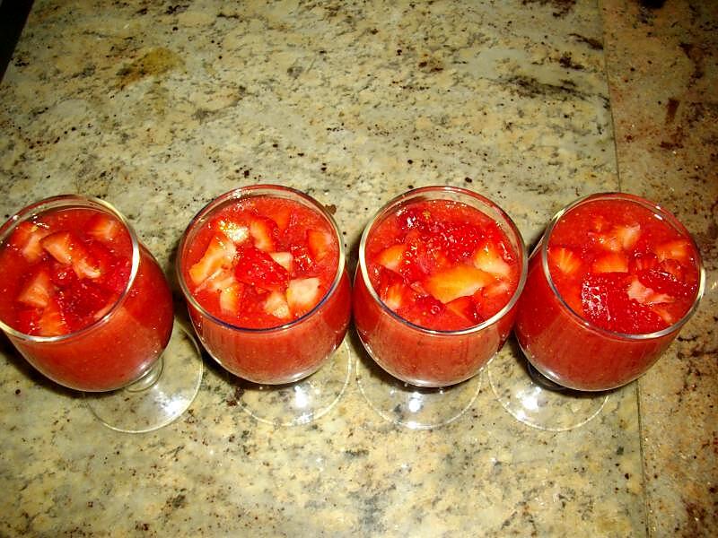 recette trio de fraise liégoise