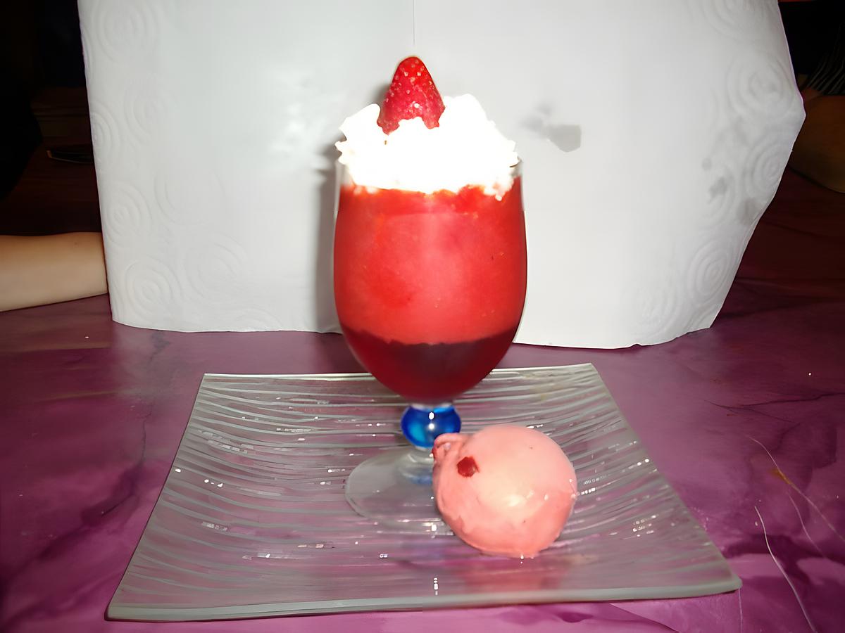 recette trio de fraise liégoise