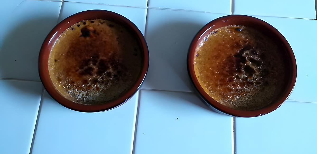 recette Crème brûlée à la verveine