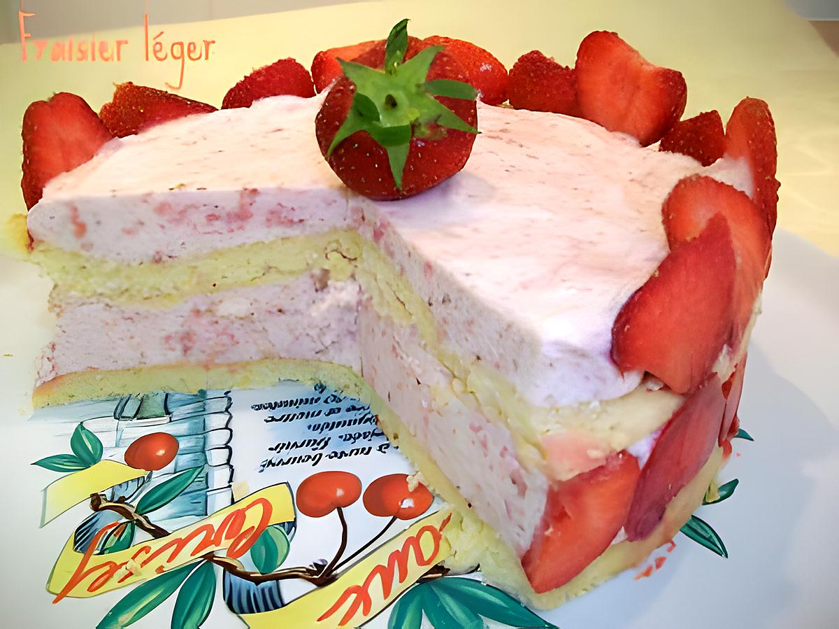 recette Fraisier léger