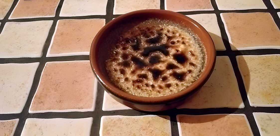 Crème brûlée à la chicorée
