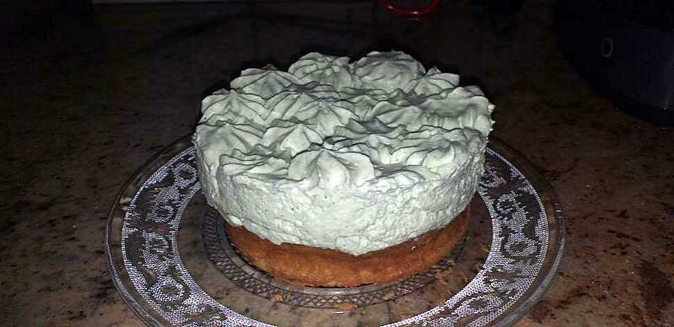 Gâteau nuage de pistache