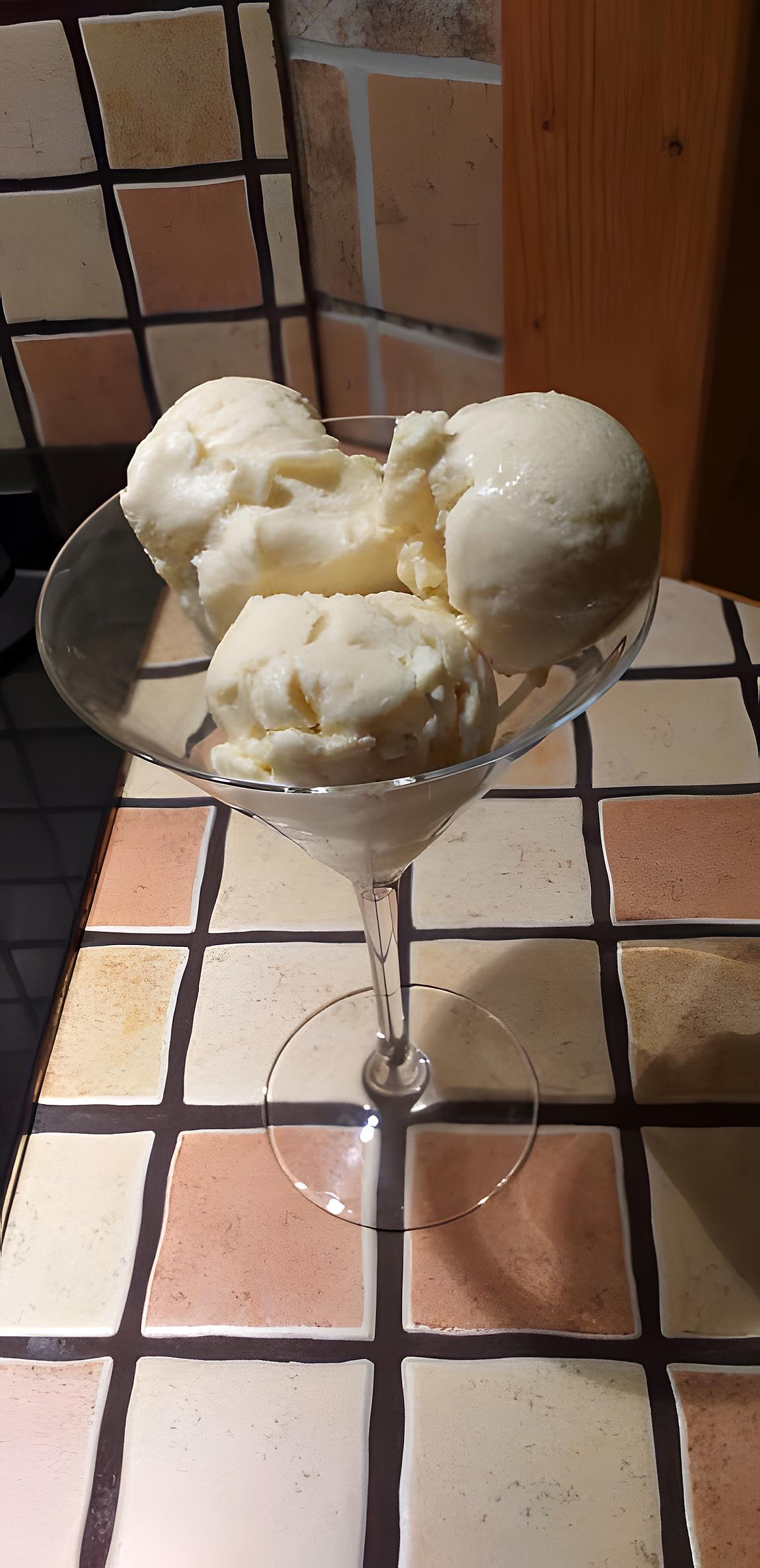 recette crème glacé a la vanille