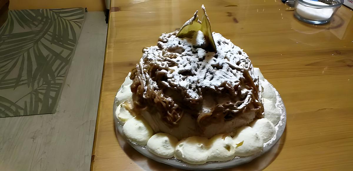 recette Mont-blanc sous la neige