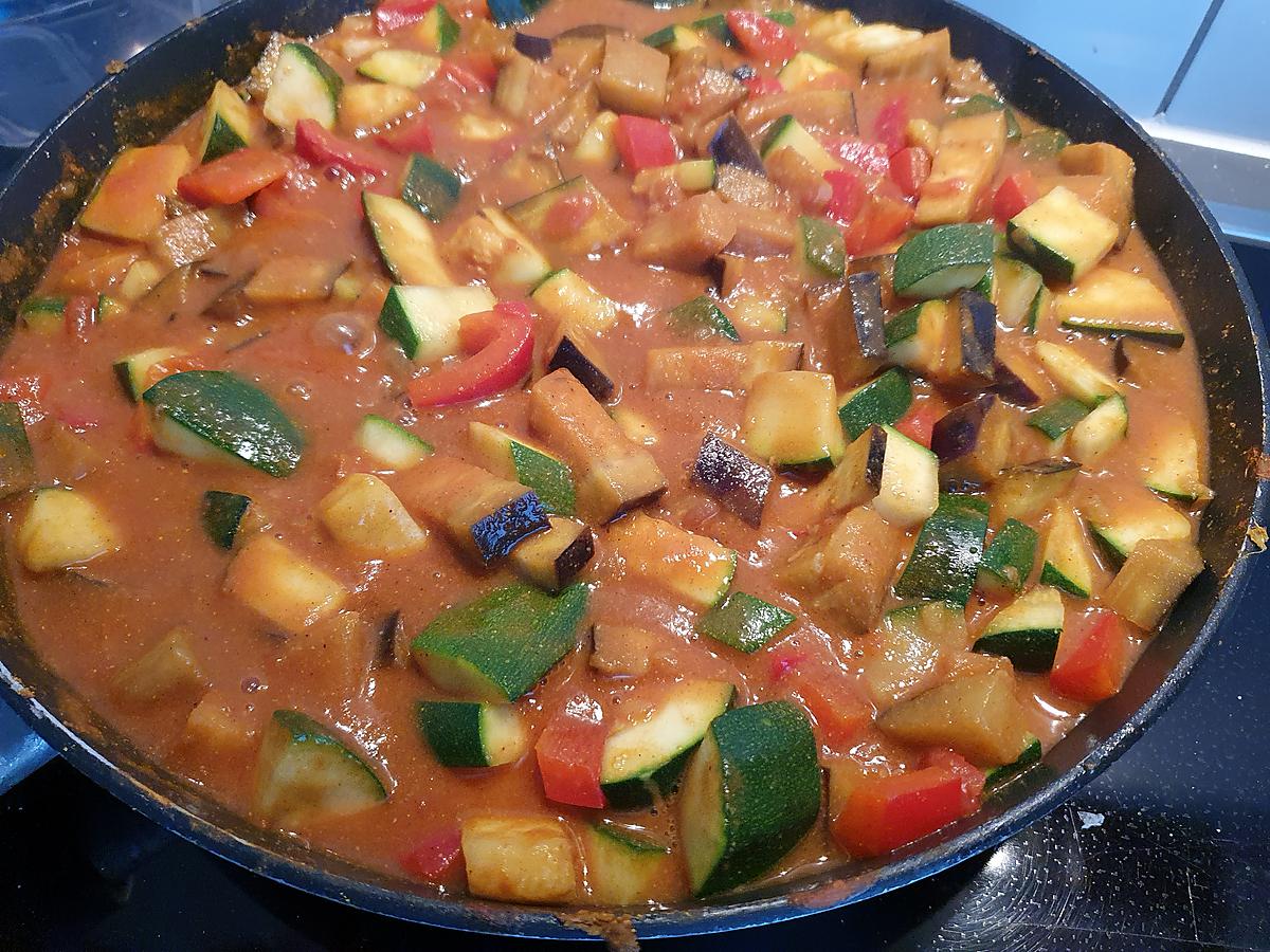 recette Légumes à l’indienne