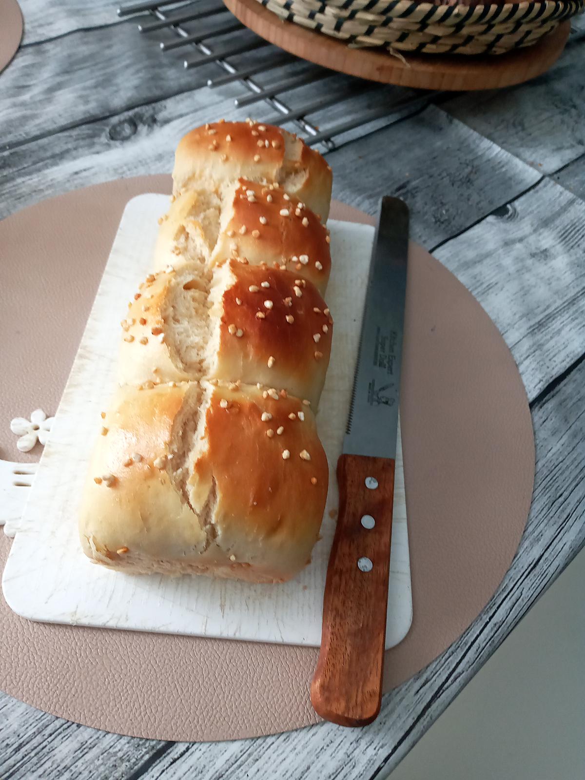 recette Brioche japonaise au thermomix