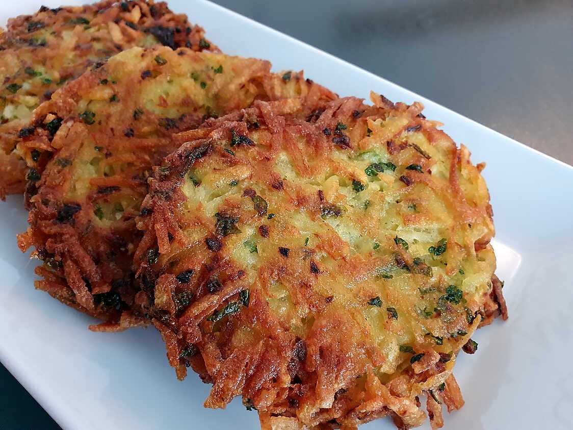 Recette de Galettes pommes de terre