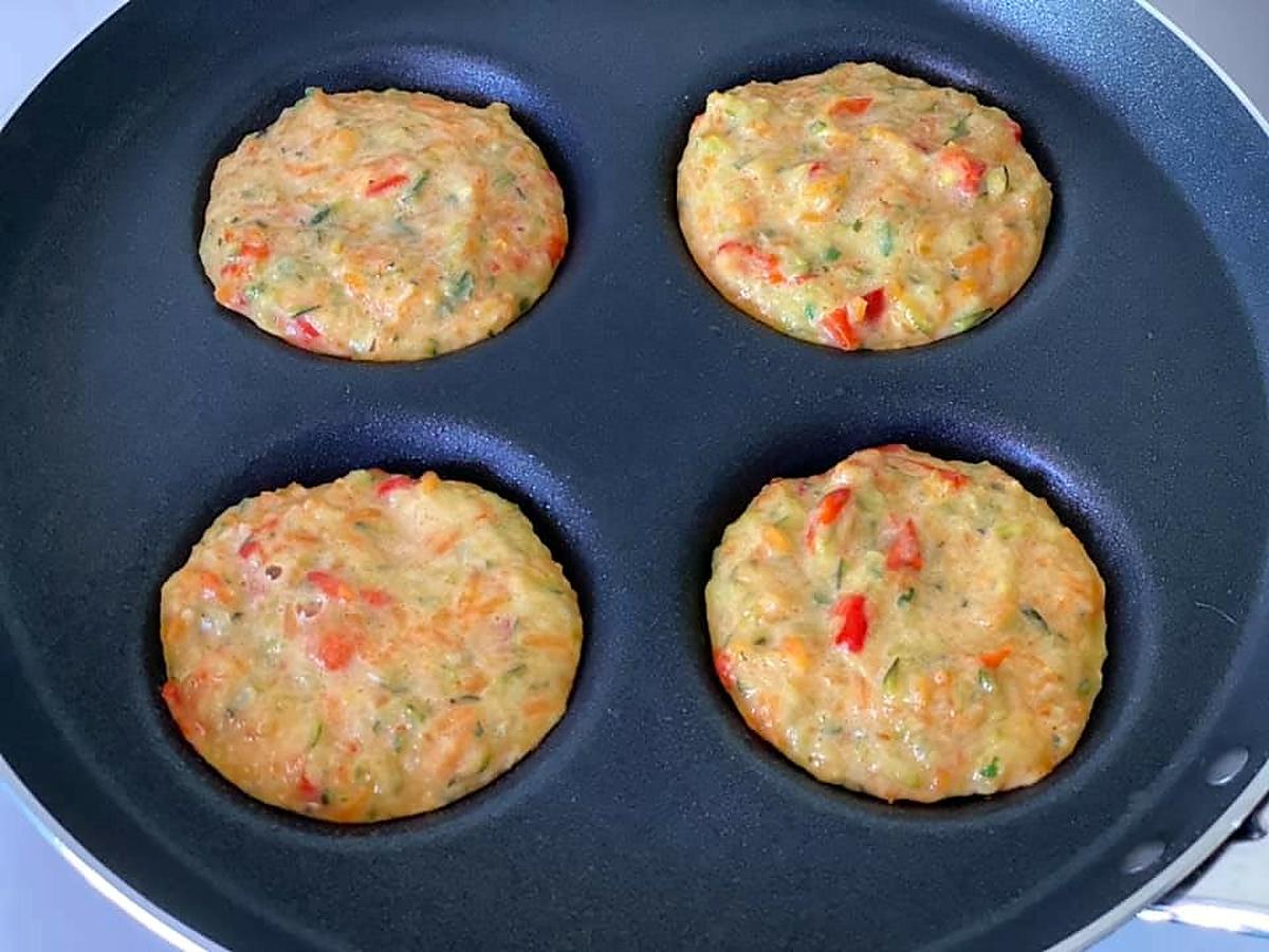 recette GALETTES DE LÉGUMES