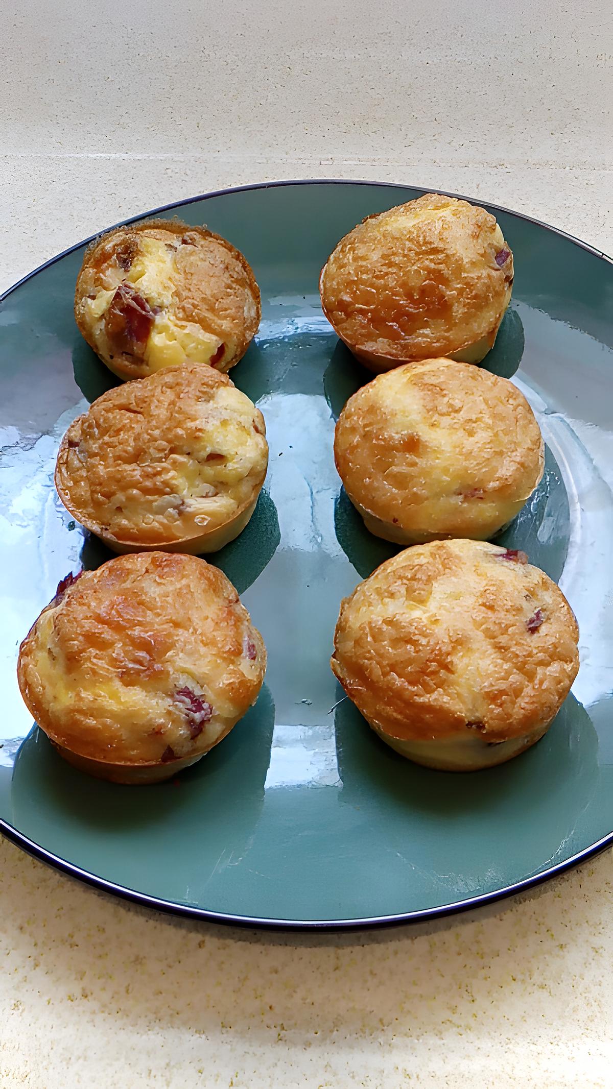 recette muffins aux oeufs pancetta tomates cerise