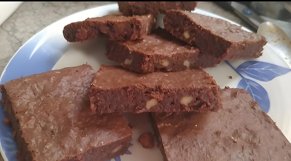 recette Brownies aux noix, amandes et farine d'avoine