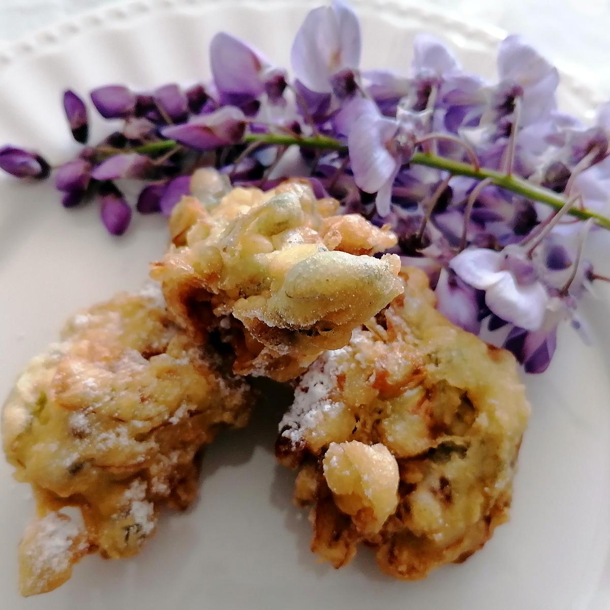 recette Beignets de Fleurs de Glycine