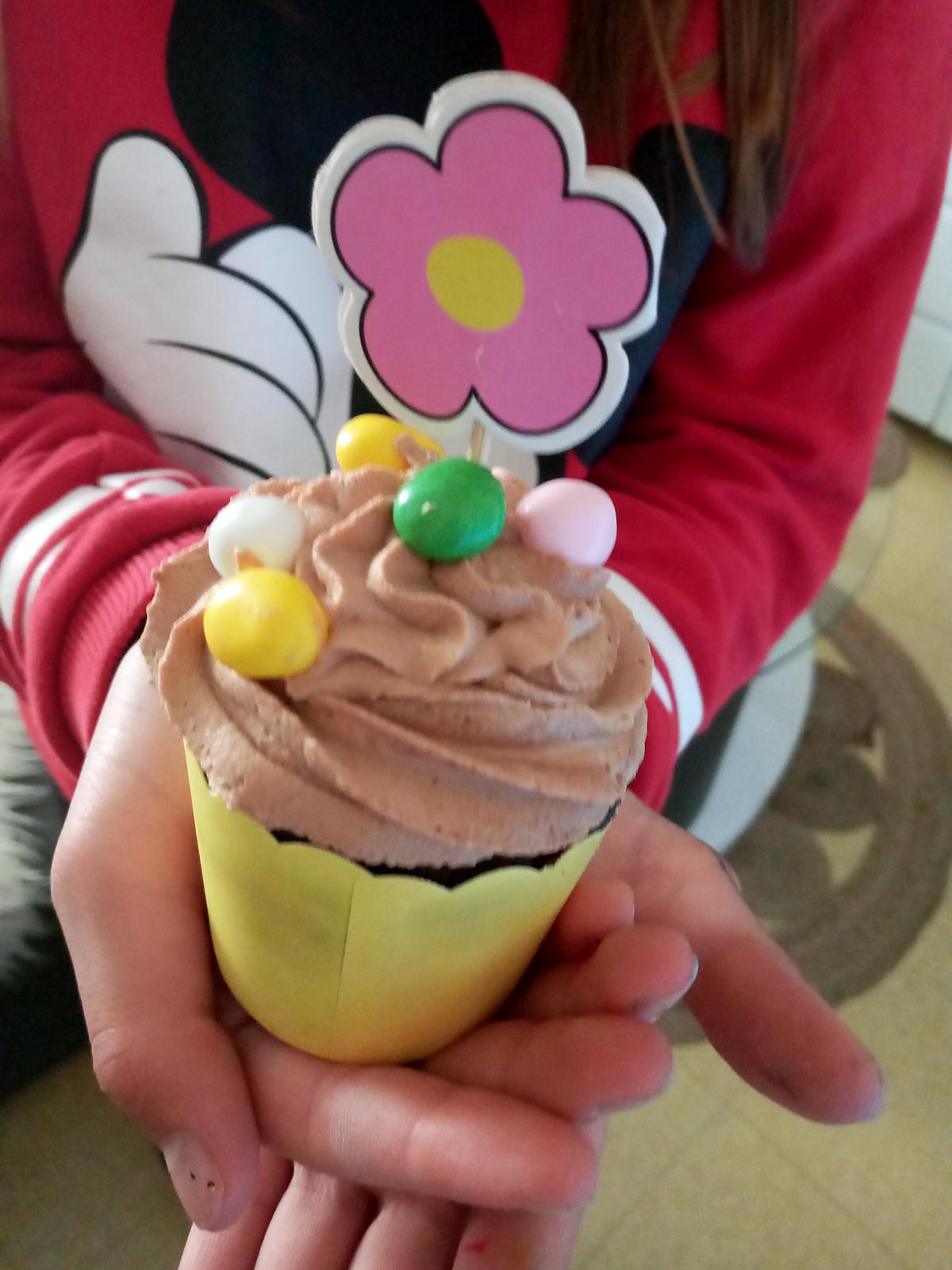 recette Cupcakes cacao chantilly Nutella