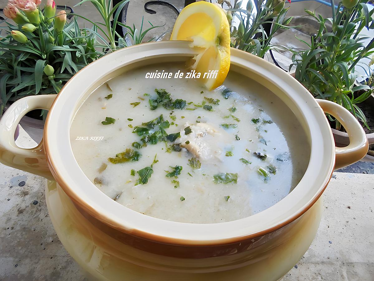 recette JARI ABYAD- SOUPE BLANCHE ( CHORBA BEIDA )