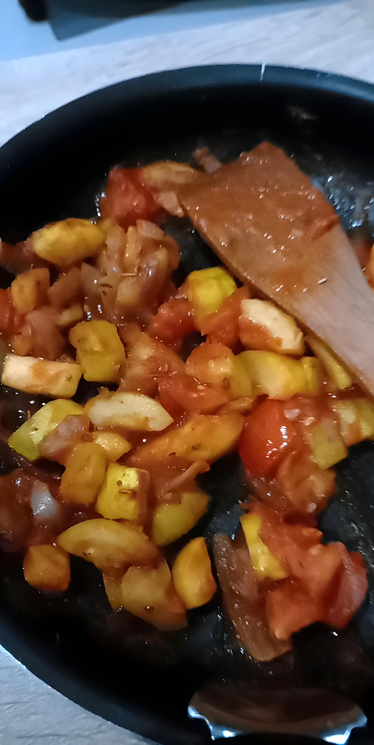 recette Courgette à la tomate