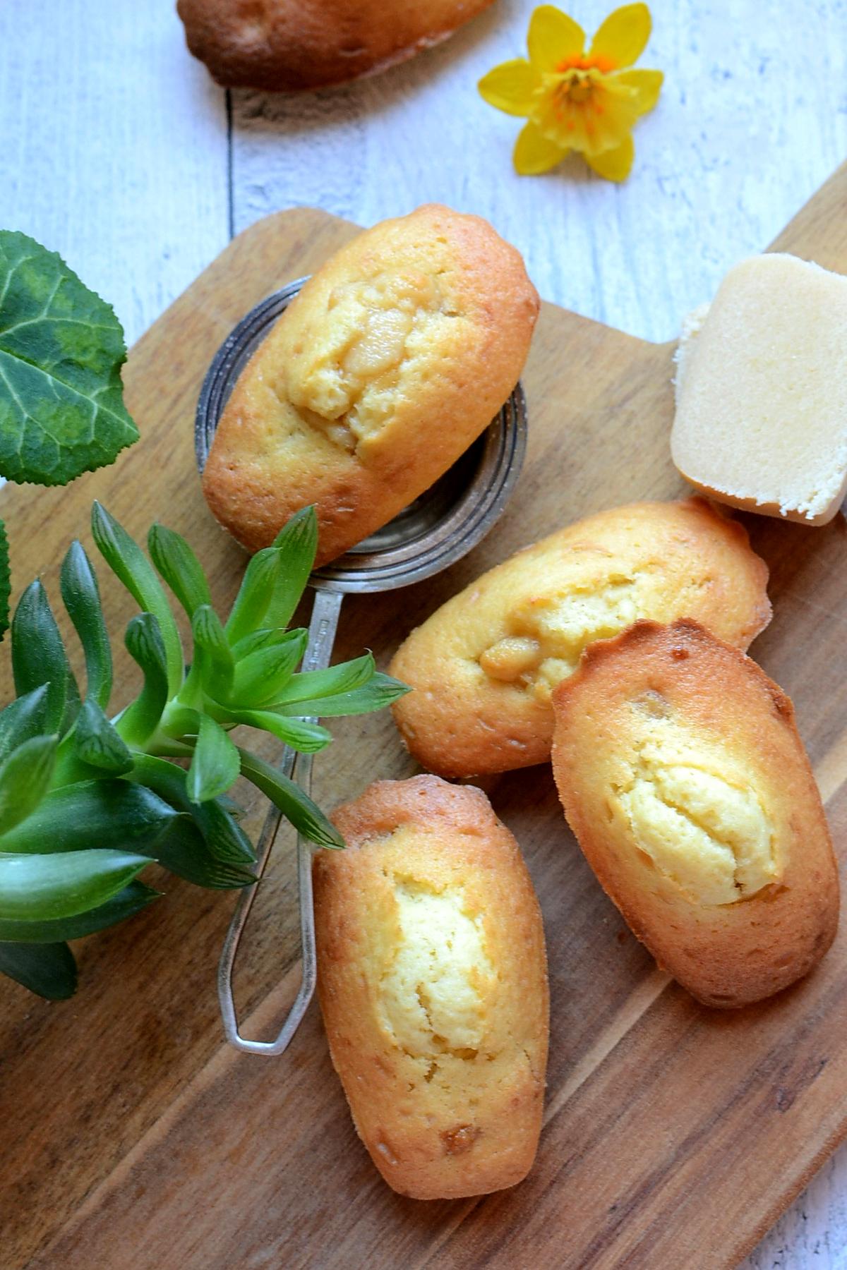 recette Madeleines à la pâte d'amande