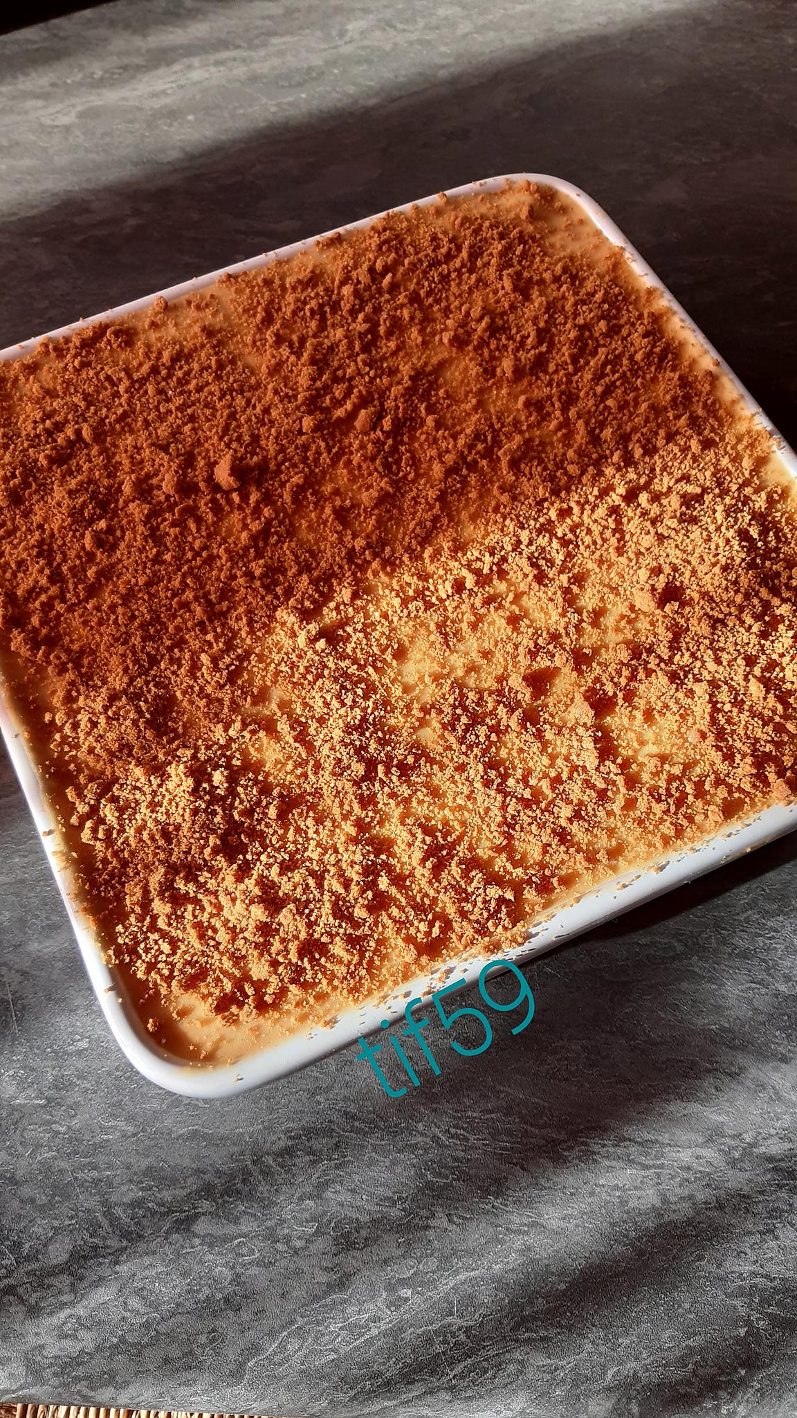 recette Tiramisu speculoos