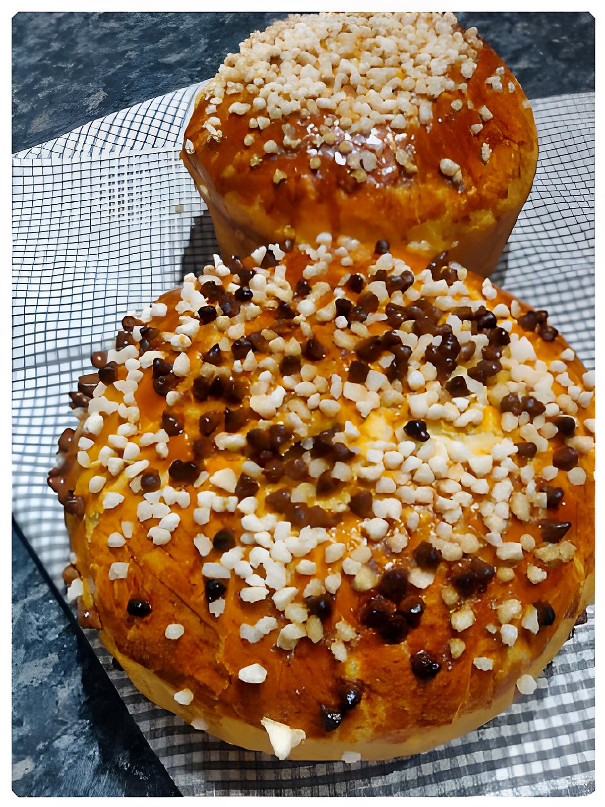 recette Cramique au  sucre et pépites de chocolat