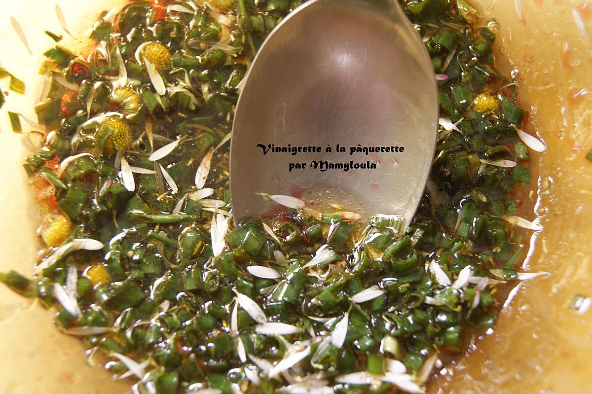 recette vinaigrette à la pâquerette