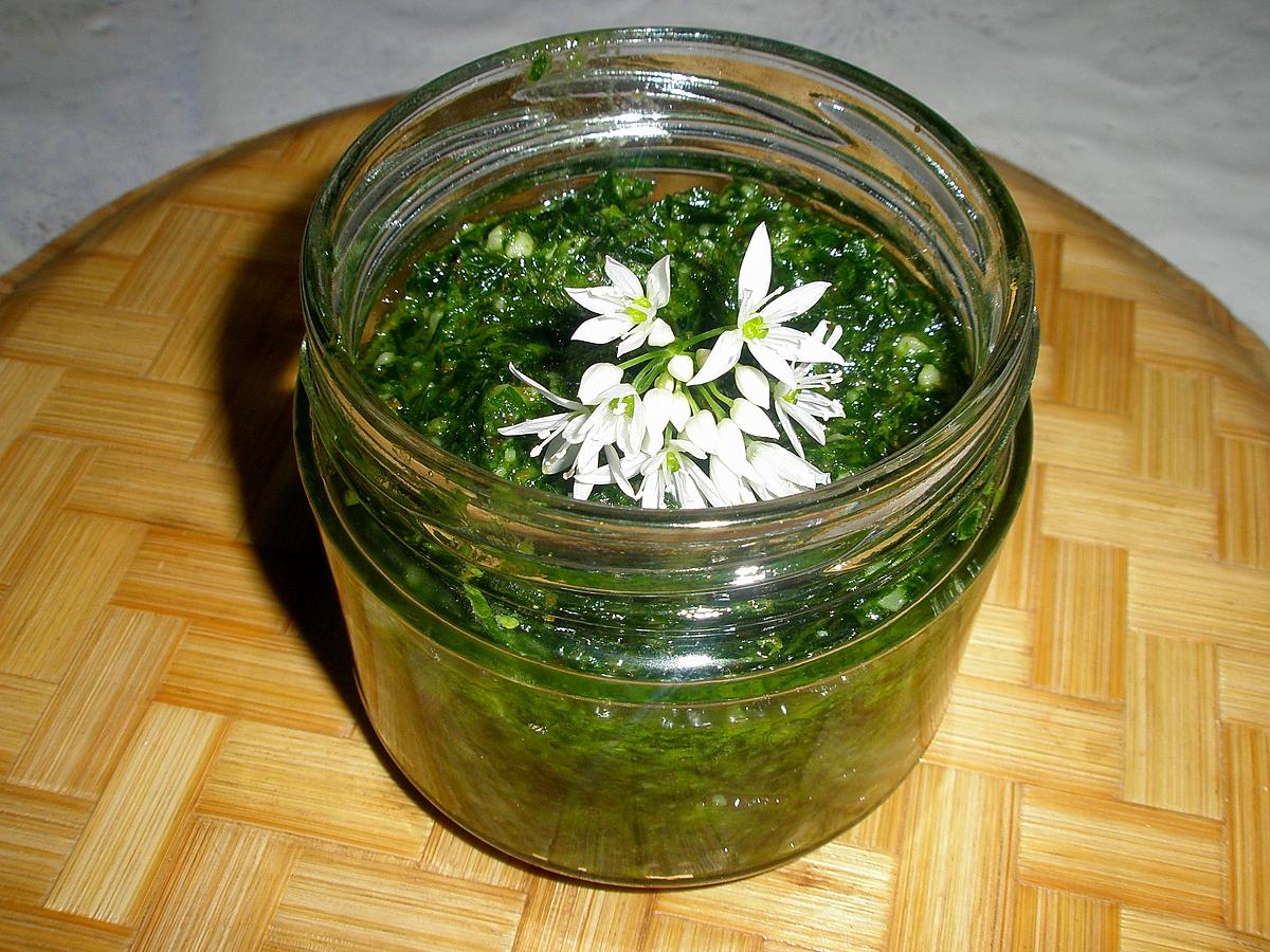 recette Pesto à l'ail des ours